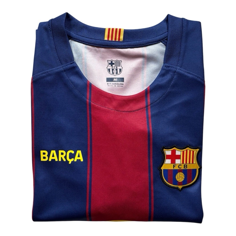 FCB Barcelona Men's Soccer Futbol Team Jersey Size Medium Blue & Red NWT -1941 - Picture 4 of 9